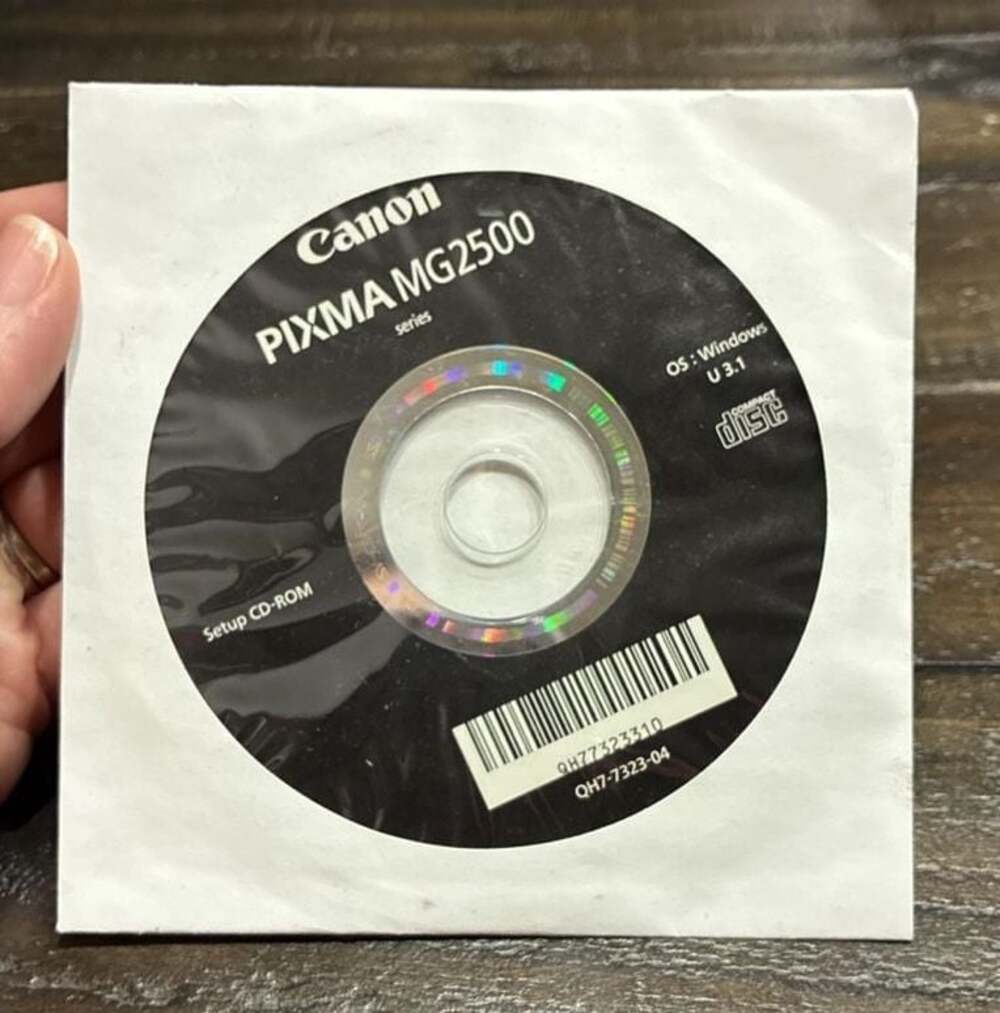 Canon PIXMA MG2500 Series Printer Setup CD-ROM